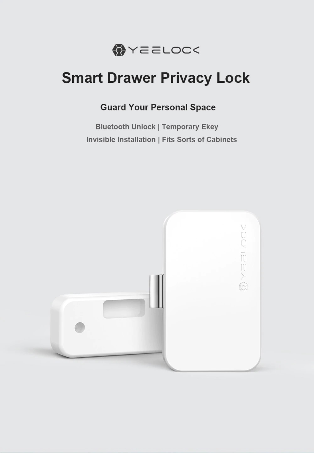 Xiaomi Yeelock chytrý bluetooth zámek na zásuvku a šuplíky 1